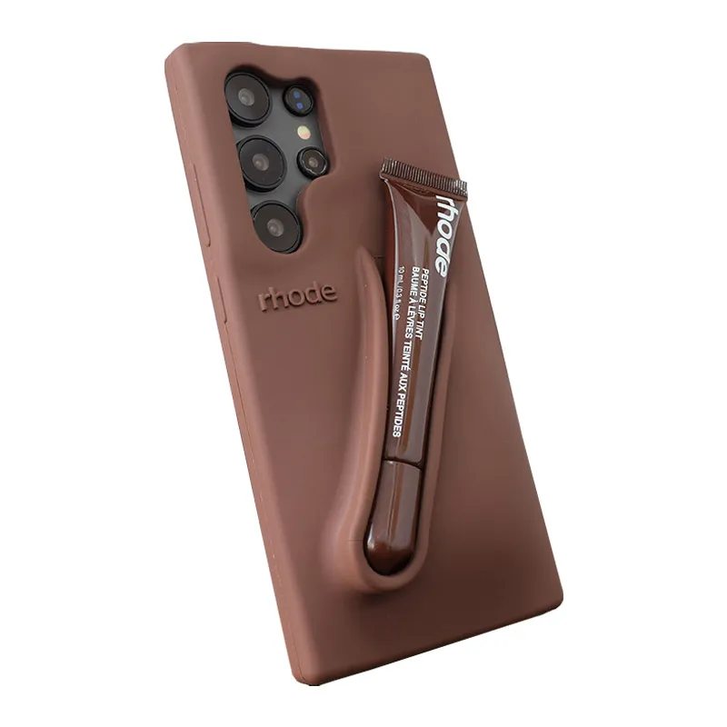 Maska za Samsung S23 Ultra/ S918B espresso Rhode LIP CASE + LIP TINT