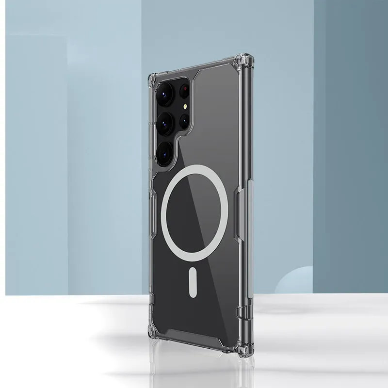Maska za Samsung S23 Ultra/ S918B Nillkin Nature Pro Magnetic bela