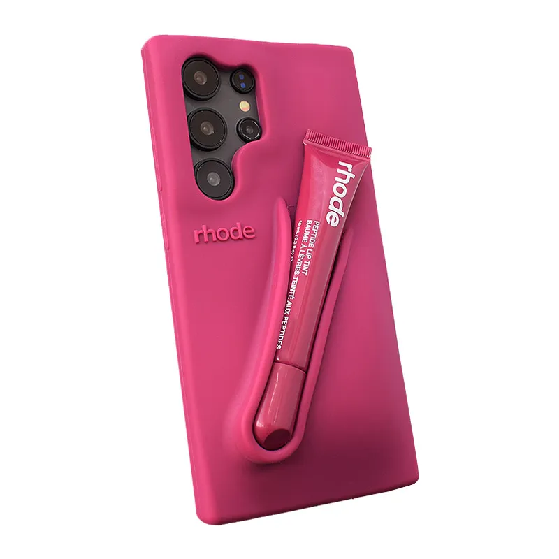 Maska za Samsung S23 Ultra/ S918B raspberry jelly Rhode LIP CASE + LIP TINT