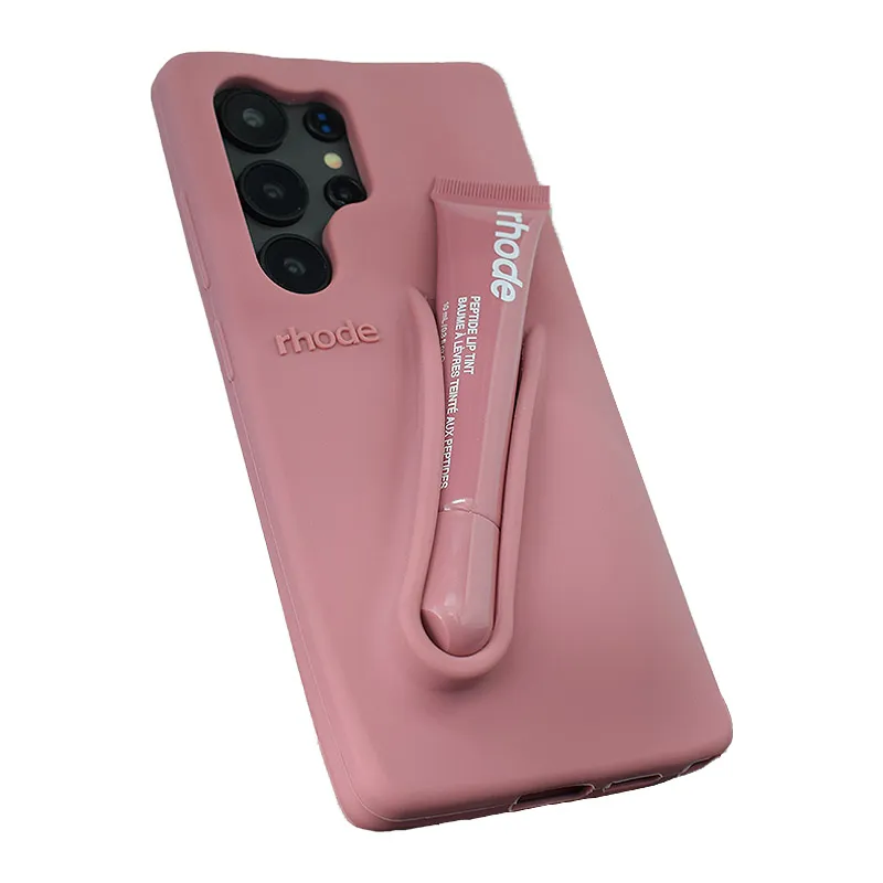 Maska za Samsung S23 Ultra/ S918B salty tan Rhode LIP CASE + LIP TINT