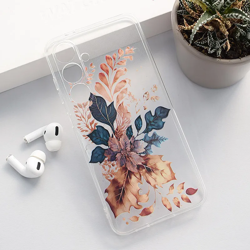 Maska za Samsung S24 FE/ S721B Golden Flower Nanobit Print