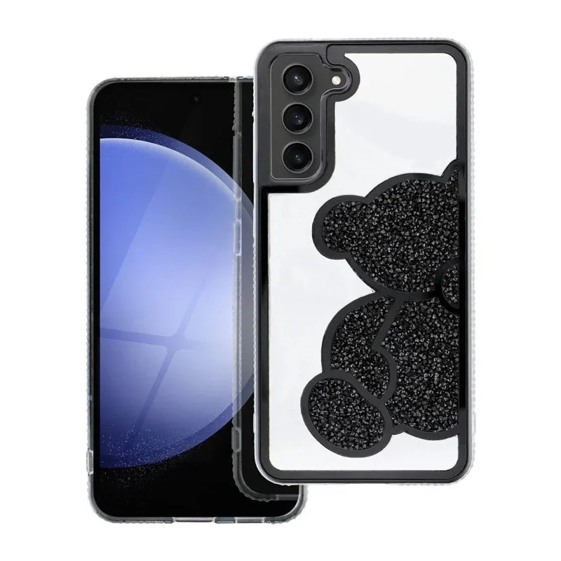 Maska za Samsung S24/ S921B/ S25/ S931B Teddy Bear crna