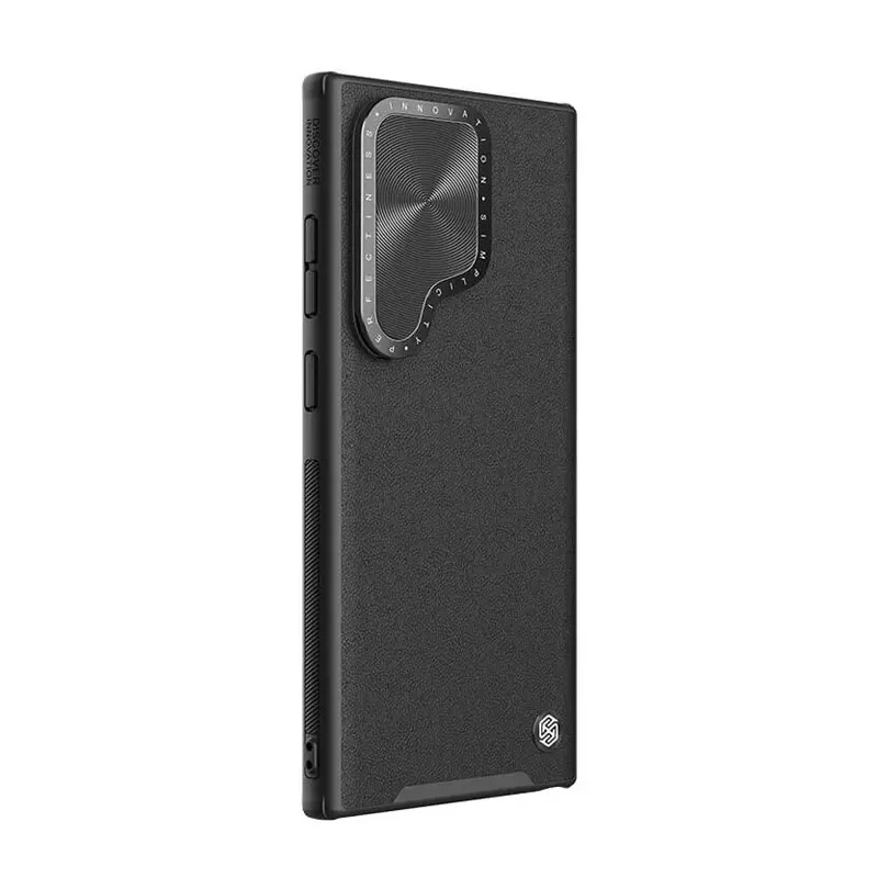 Maska za Samsung S24 Ultra/ S928B Nillkin CamShield Prop Leather Magnetic crna