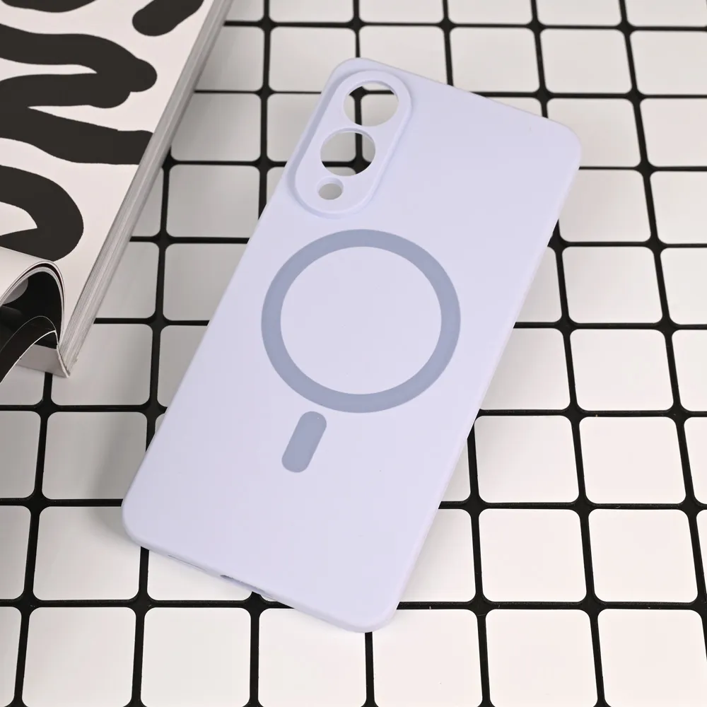 Maska za Samsung S25 Edge Magsafe Pure color svetlo plava