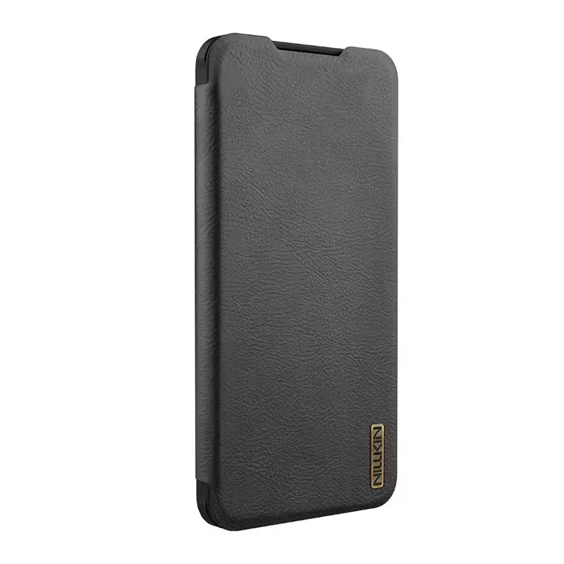 Maska za Samsung S25 Edge na preklop Nillkin Qin Pro crna
