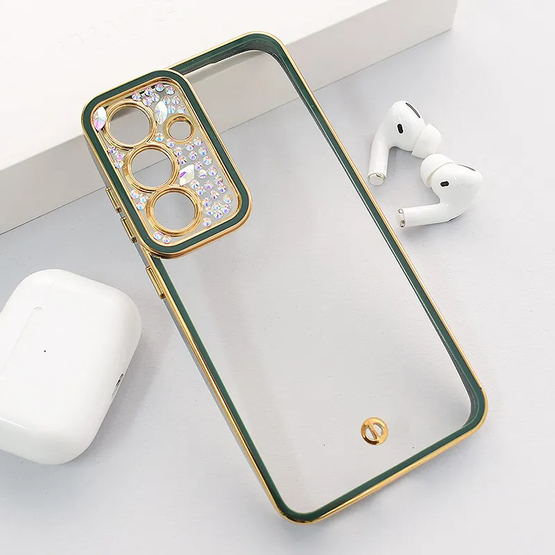Maska za Samsung S25/ S931B Luxury Crystal Clear zelena