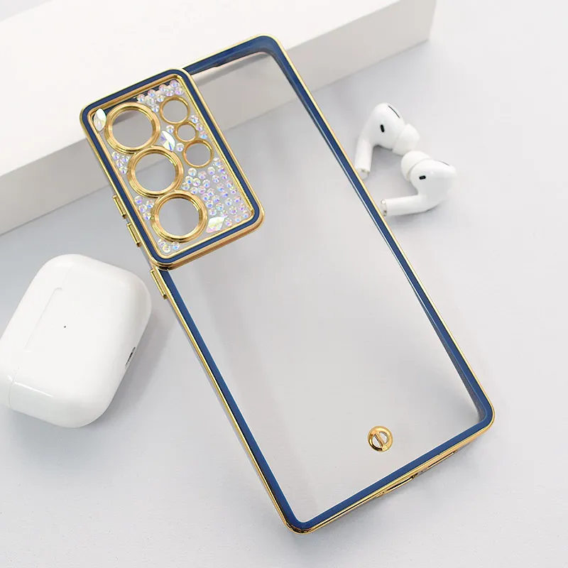 Maska za Samsung S25 Ultra/ S938B Luxury Crystal Clear plava