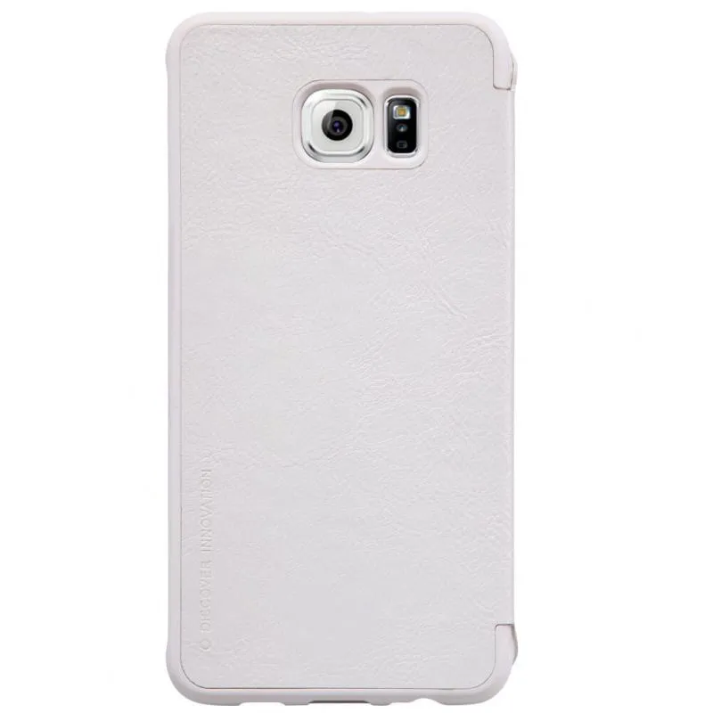 Maska za Samsung S6 Edge+/ G928 bela na preklop Nillkin Qin