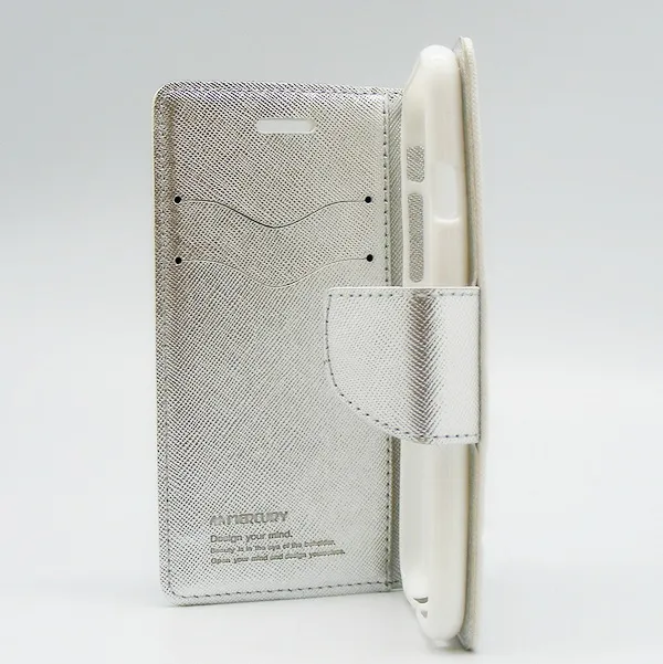 Maska za Samsung S6/ G920 bela na preklop Mercury