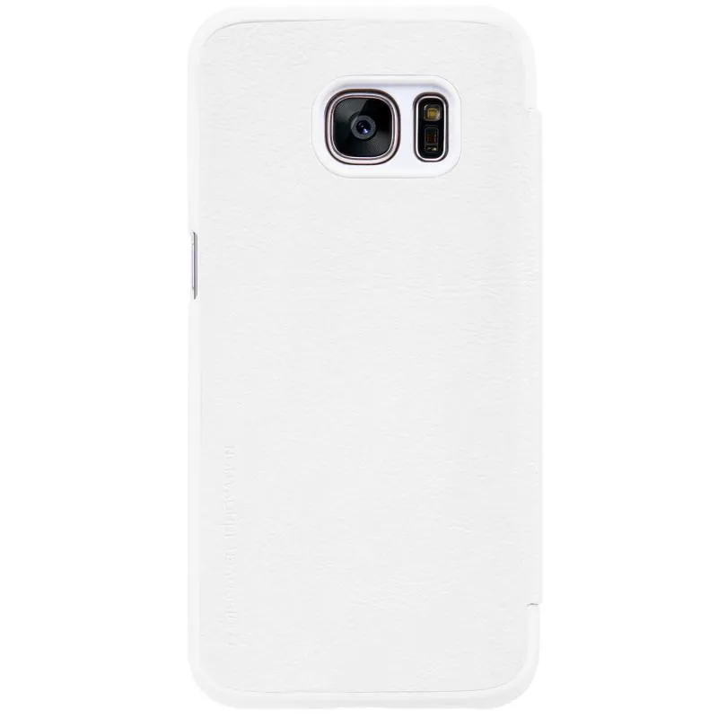 Maska za Samsung S7/ G930 bela na preklop Nillkin Qin