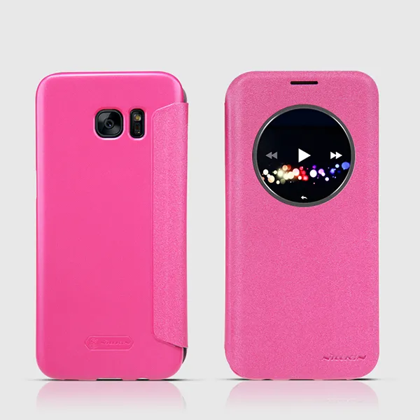Maska za Samsung S7/ G930 na preklop Nillkin Sparkle pink
