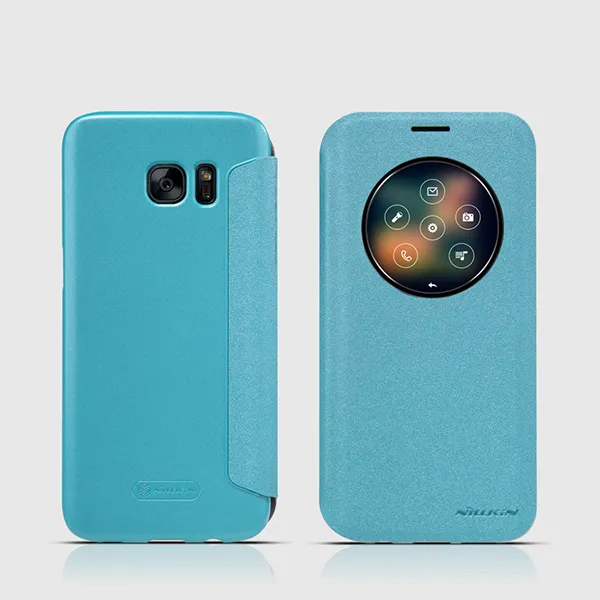 Maska za Samsung S7/ G930 na preklop Nillkin Sparkle plava