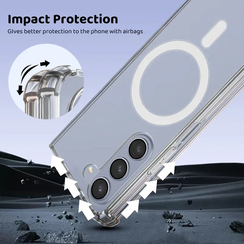 Maska za Samsung Z Fold 6/ F956B Clear Mag Case transparent