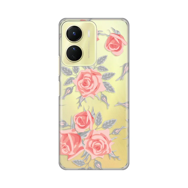 Maska za Vivo Y16 Elegant Roses Silikonska Print Skin