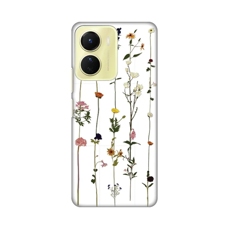 Maska za Vivo Y16 Flower Silikonska Print Skin