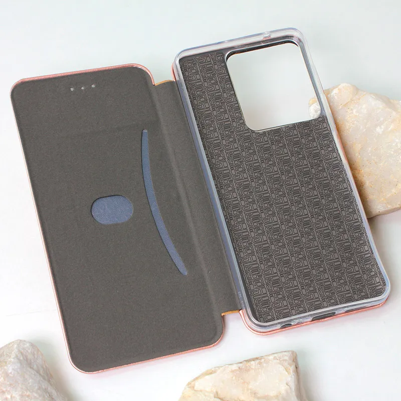 Maska za Vivo Y36 na preklop Teracell Flip Premium roze zlatna