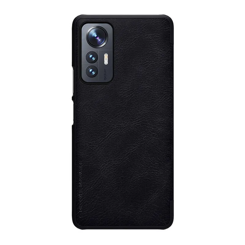 Maska za Xiaomi 12 lite 5G na preklop Nillkin Qin crna