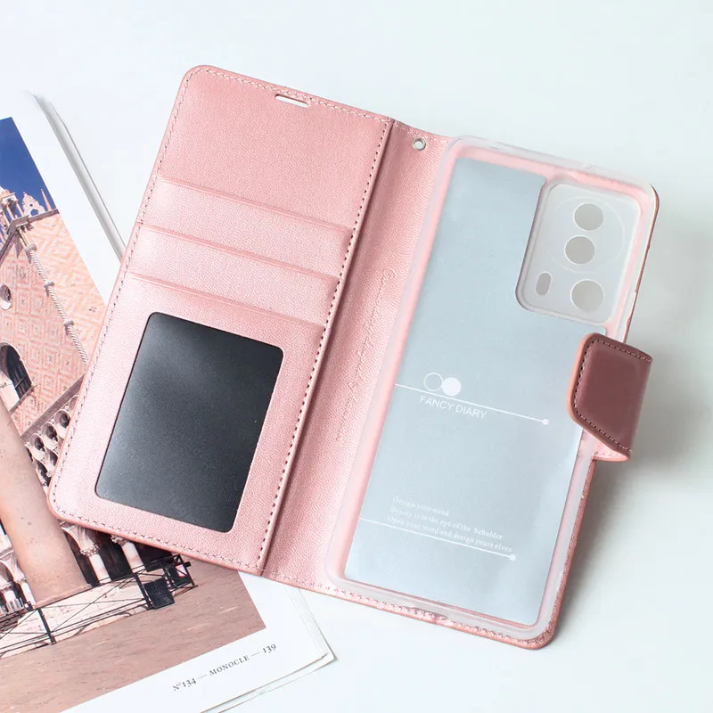 Maska za Xiaomi 13 Lite na preklop Hanman Mill roze