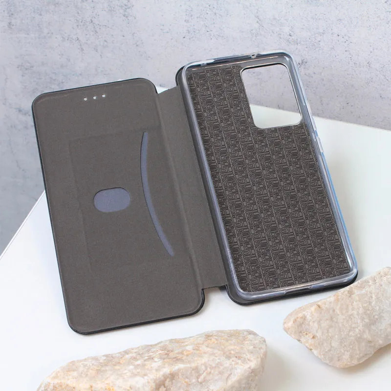 Maska za Xiaomi 13 lite na preklop Teracell Flip Premium roze zlatna