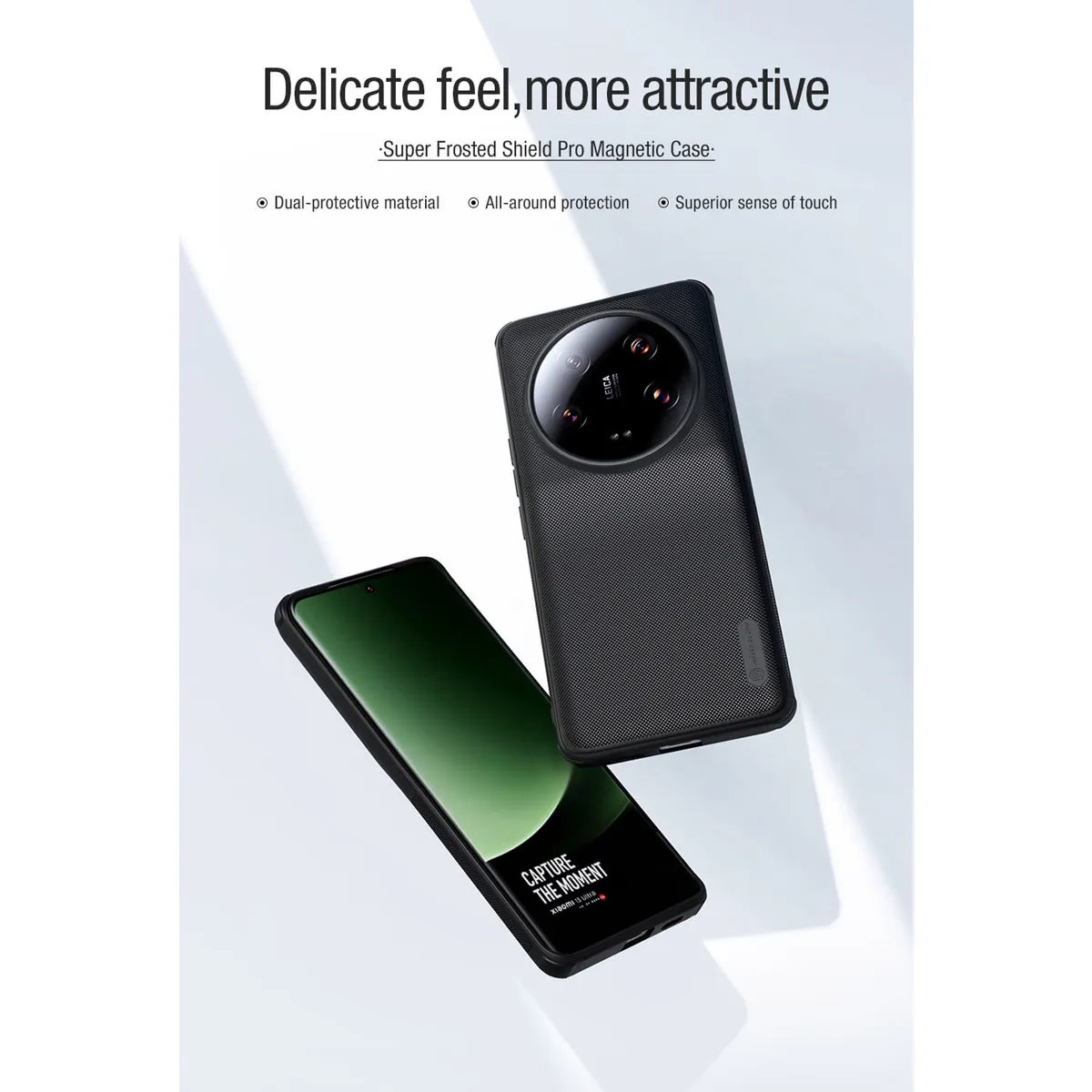 Maska za Xiaomi 13 Ultra Nillkin Super Frosted Shield Pro Magnetic zelena