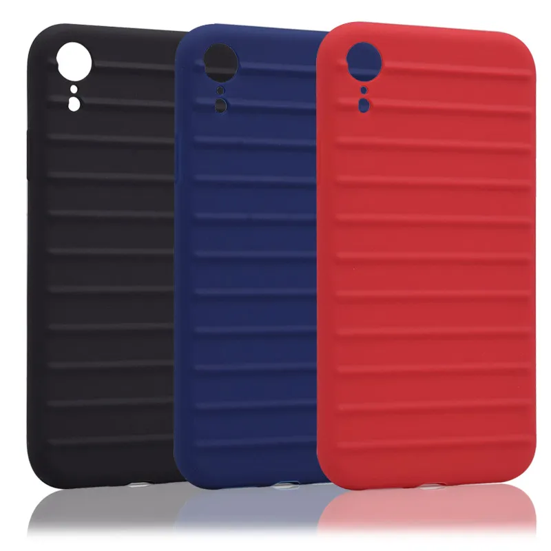 Maska za Xiaomi Mi A2 Lite/ Redmi 6 Pro  Ribbed crna