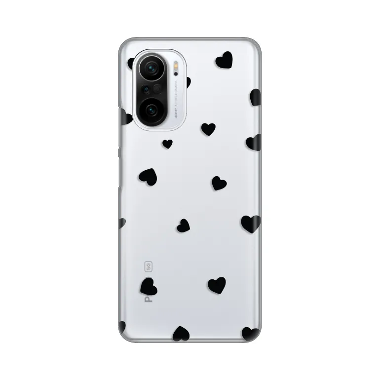 Maska za Xiaomi Poco F3 Hearts Silikonska Print Skin