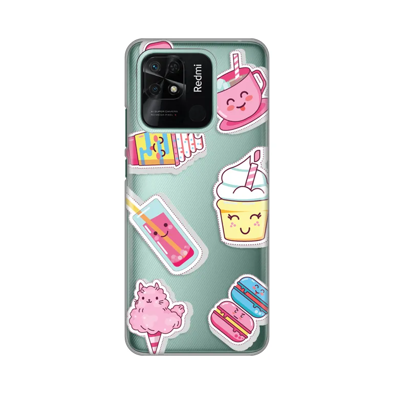 Maska za Xiaomi Redmi 10C Ice cream Silikonska Print Skin