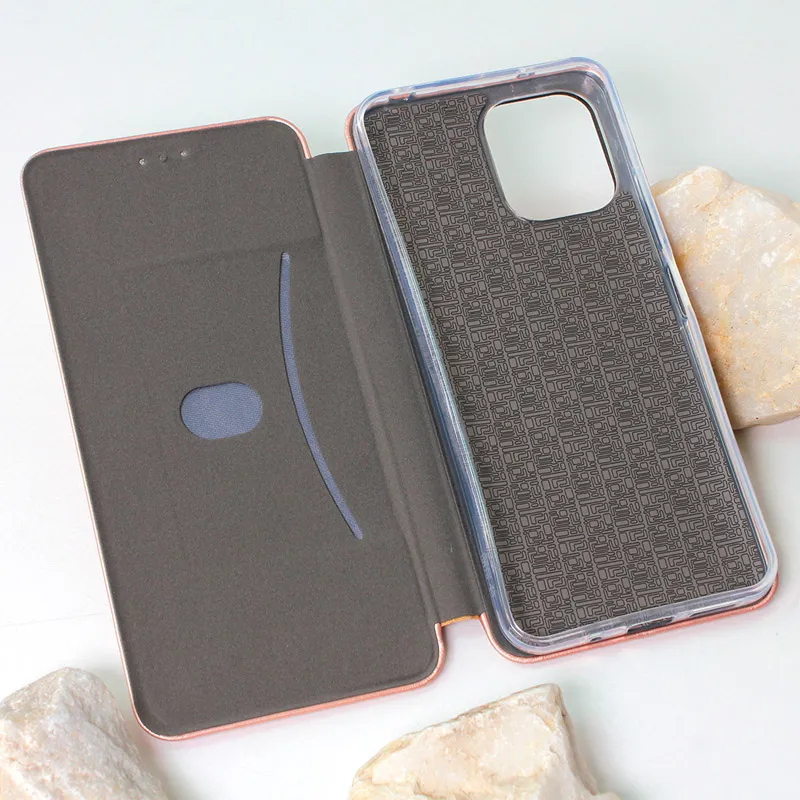 Maska za Xiaomi Redmi 12 na preklop Teracell Flip Premium roze zlatna