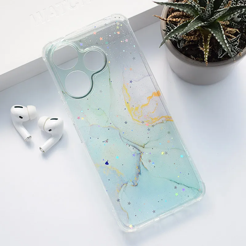 Maska za Xiaomi Redmi 13 4G (EU) Fluid Color zelena