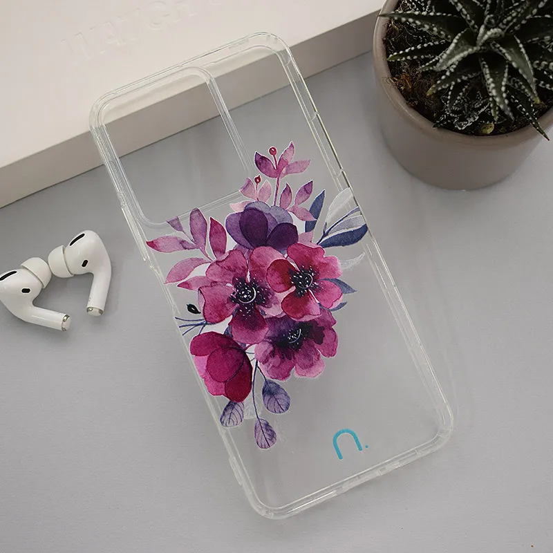 Maska za Xiaomi Redmi 13C 4G/ Poco C65 4G Flowers Nanobit Print