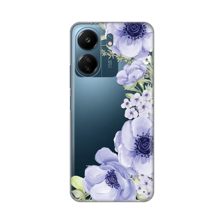 Maska za Xiaomi Redmi 13C Blue Roses Silikonska Print Skin