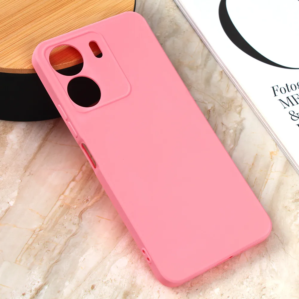 Maska za Xiaomi Redmi 13C mat Teracell Giulietta roze