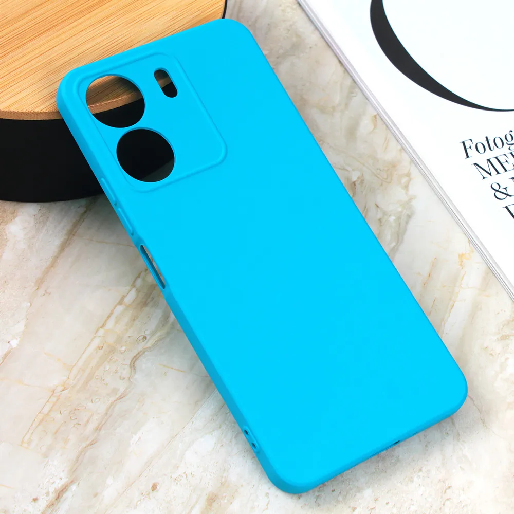Maska za Xiaomi Redmi 13C mat Teracell Giulietta svetlo plava