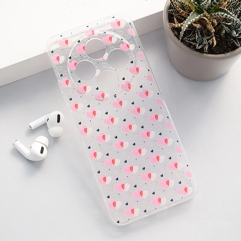 Maska za Xiaomi Redmi 14C/ A4 (2024) Hearts Nanobit Print
