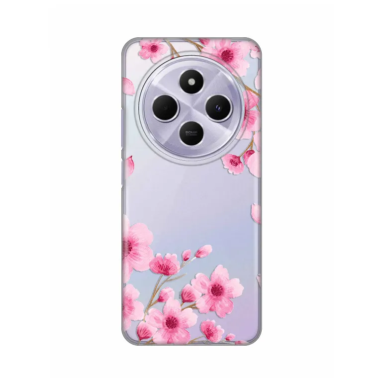 Maska za Xiaomi Redmi 14C/Redmi A4 Rose Flowers Silikonska Print Skin