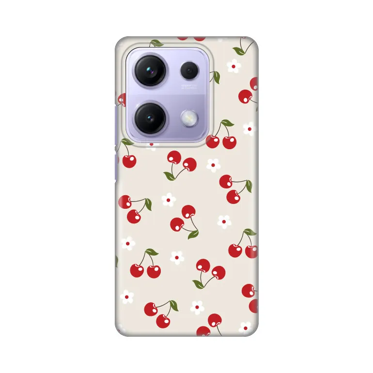 Maska za Xiaomi Redmi 14s Cherry and Flowers Silikonska Print