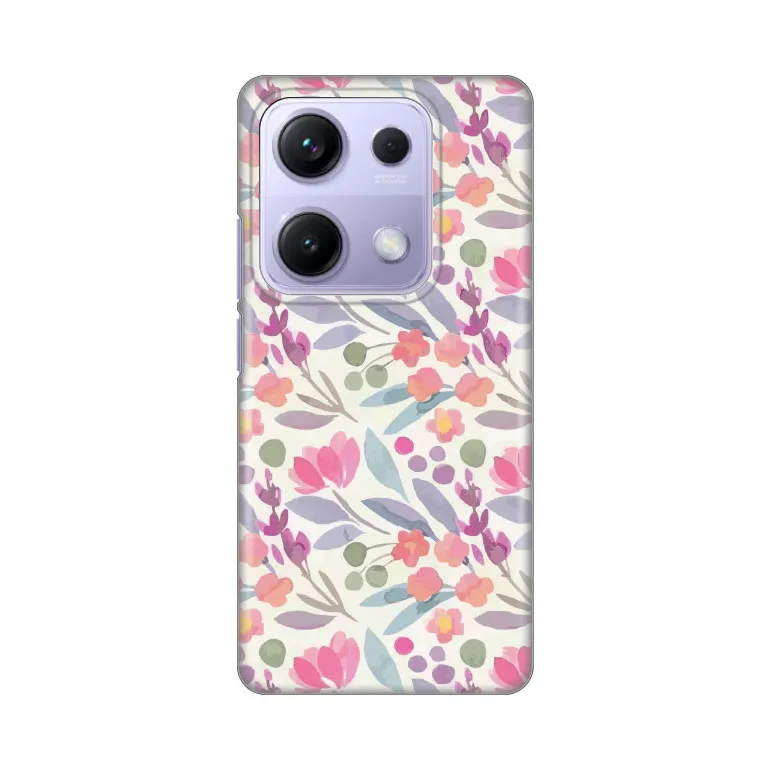 Maska za Xiaomi Redmi 14s Watercolor Flowers Silikonska Print