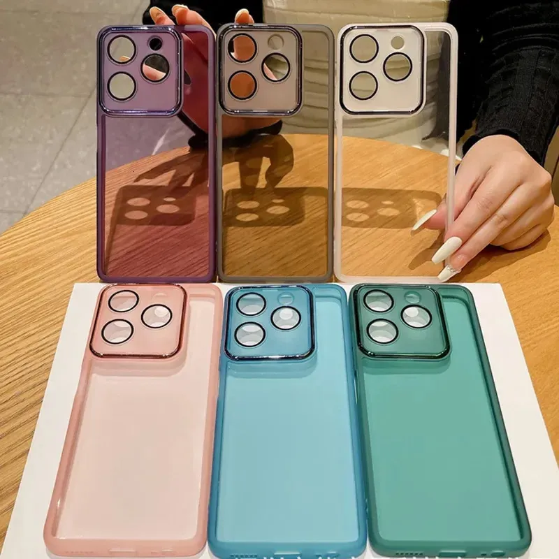 Maska za Xiaomi Redmi A3 (2024) Diamond Space roze