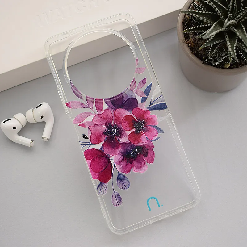 Maska za Xiaomi Redmi A3 (2024) Flowers Nanobit Print