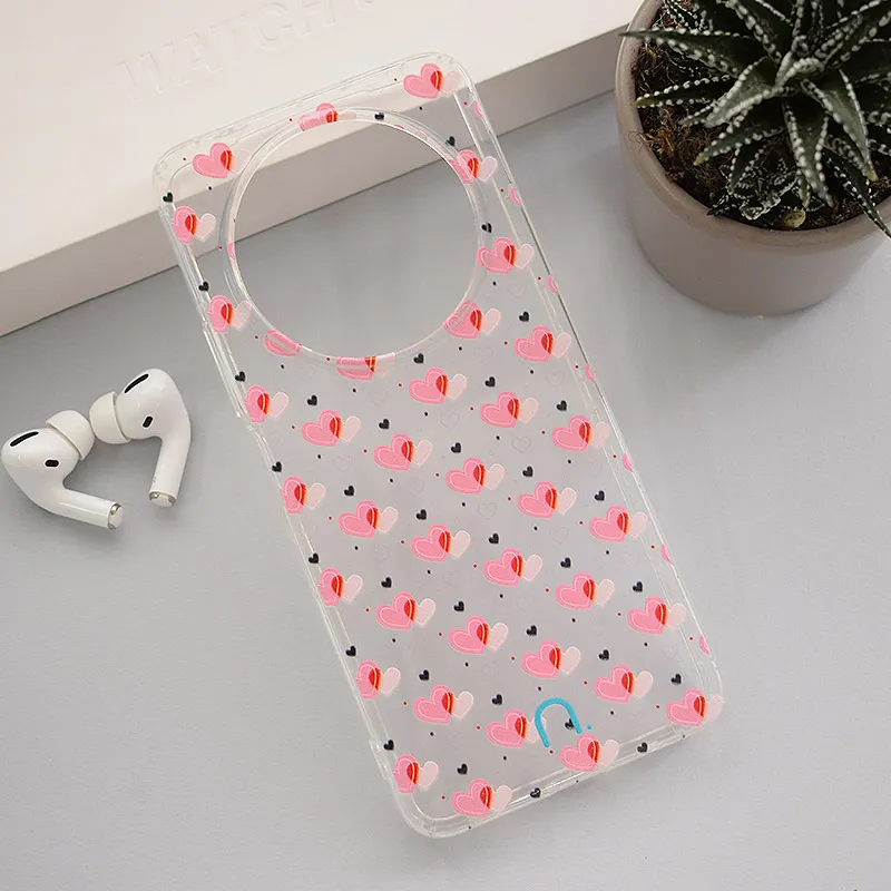 Maska za Xiaomi Redmi A3 (2024) Hearts Nanobit Print