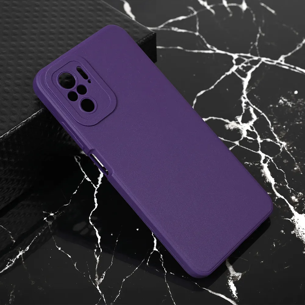 Maska za Xiaomi Redmi Note 10 4G/Note 10s Teracell Giulietta mat tamno ljubičasta