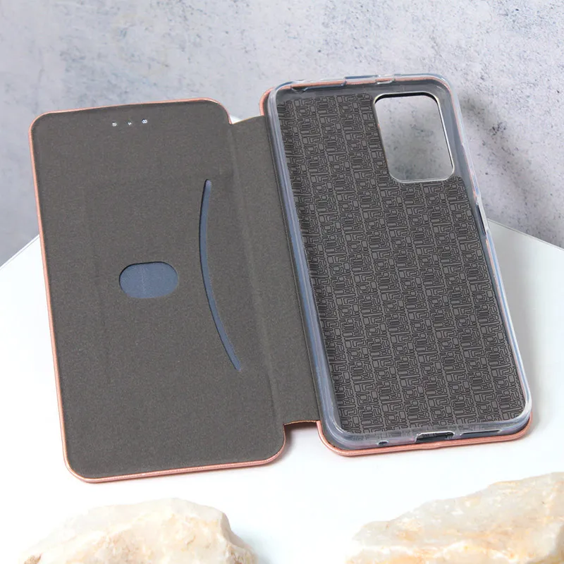 Maska za Xiaomi Redmi Note 12S (EU) na preklop Teracell Flip Premium roze zlatna