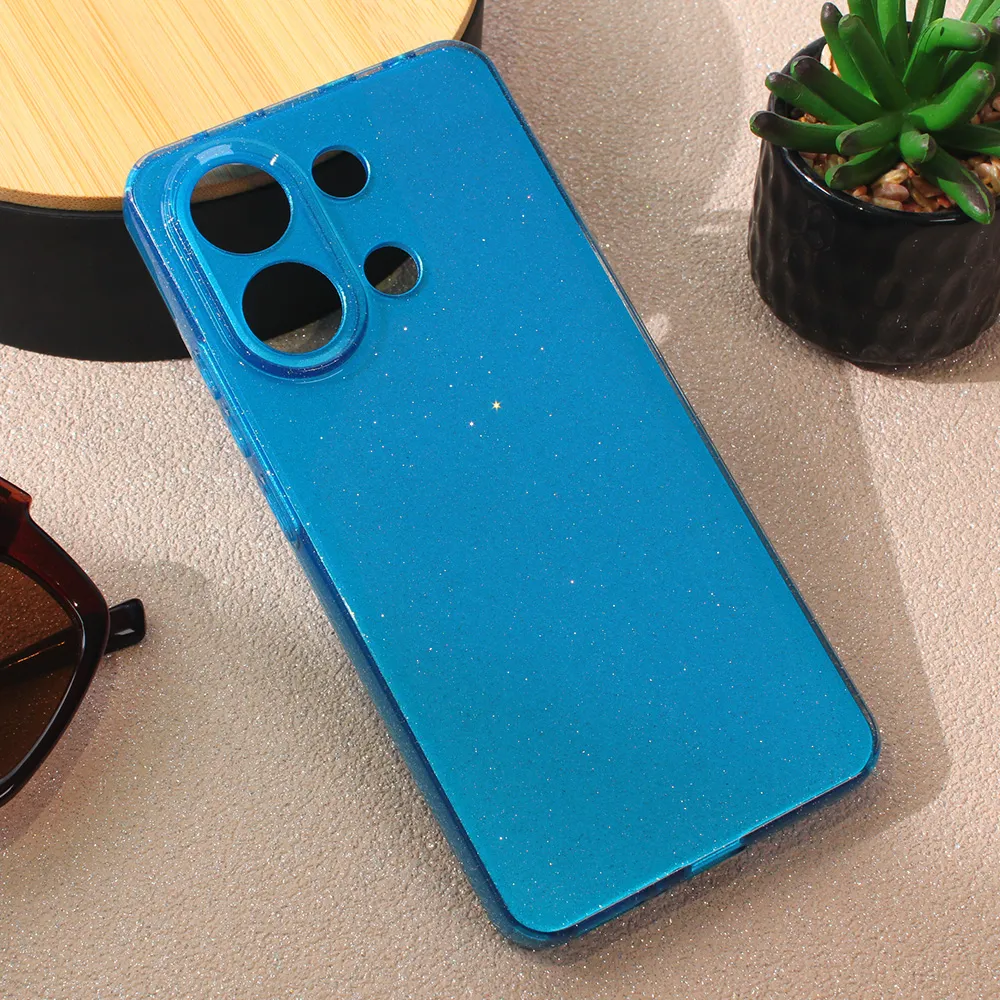 Maska za Xiaomi Redmi Note 13 4G svetlo plava Sparkle Dust