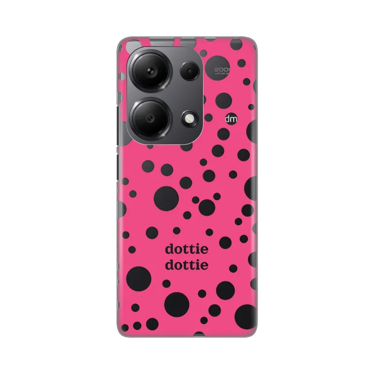 Maska za Xiaomi Redmi Note 13 Pro 4G Dottie Dottie Silikonska Print Skin Pink