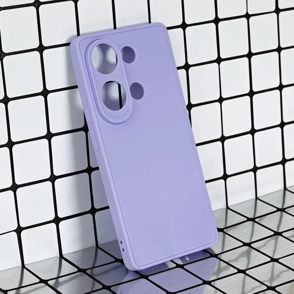 Maska za Xiaomi Redmi Note 13 Pro 4G (EU) 3D Camera ljubičasta