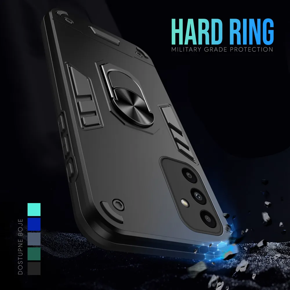 Maska za Xiaomi Redmi Note 13 Pro 4G (EU) Hard Ring crna