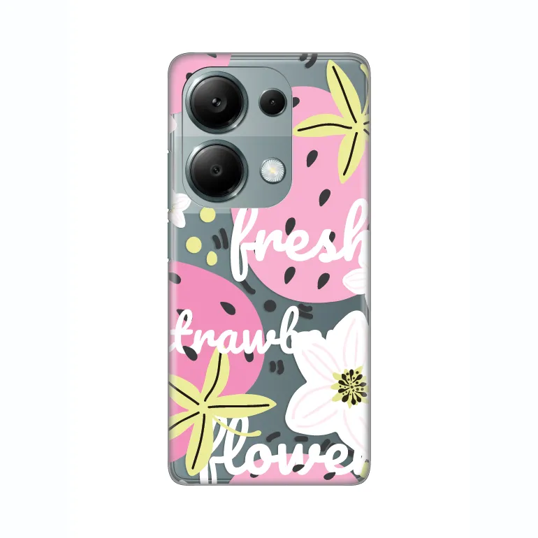 Maska za Xiaomi Redmi Note 13 Pro 4G Fresh Silikonska Print Skin Pink