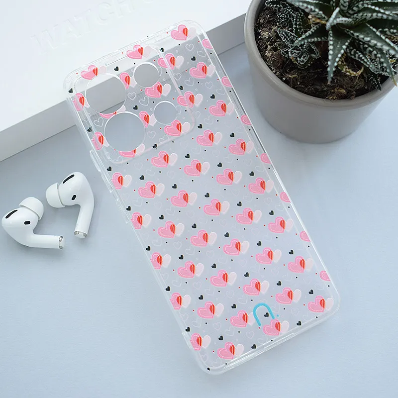 Maska za Xiaomi Redmi Note 13 Pro 5G Hearts Nanobit Print