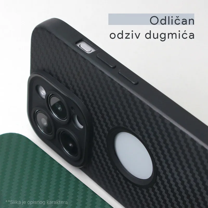 Maska za Xiaomi Redmi Note 14 4G (EU) (China Edition 16325*7655*8/16 mm) Carbon fiber crna