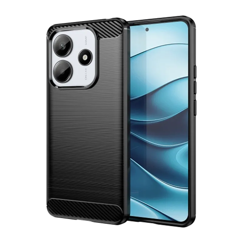 Maska za Xiaomi Redmi Note 14 4G (EU) (China Edition 16325*7655*8/16 mm) Silicone Defender crna